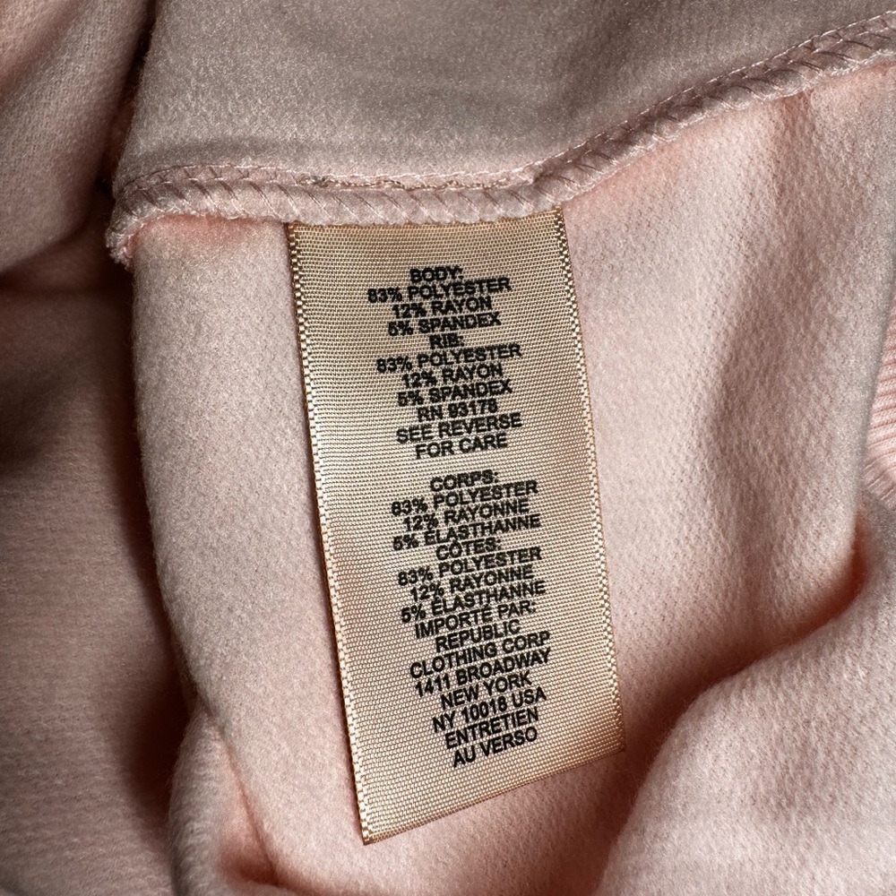 Philosophy Pink Sweatshirt with Rhinestone Bow - Picture 7 of 10